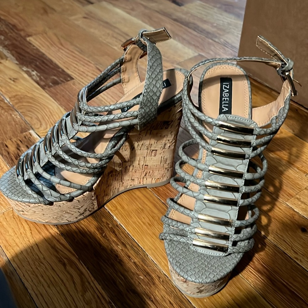 Shoes brand new maybe worn once or twice! No longer need